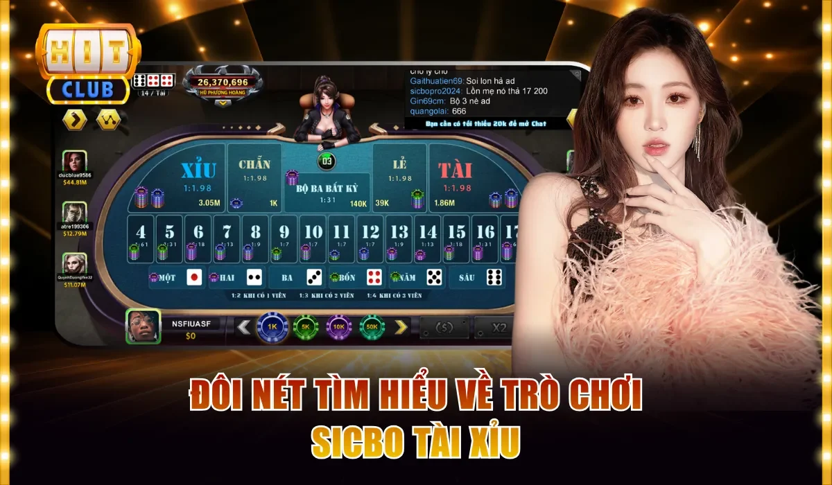 Đôi nét tìm hiểu về trò chơi sicbo tài xỉu