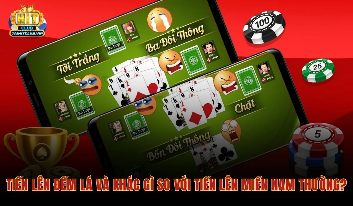 Luật chơi và cách tính điểm khác biệt so với bản Miền Nam